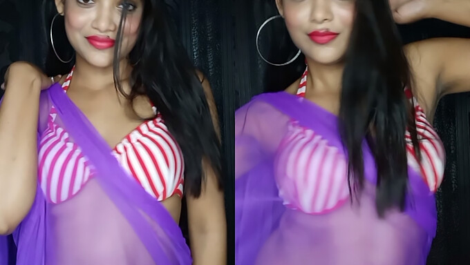 Sensual Indian Beauty Rekha'S Audition Tape