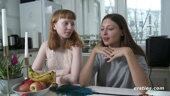 Amateur Lesbians Experiment With Ice Play And Pussy Licking