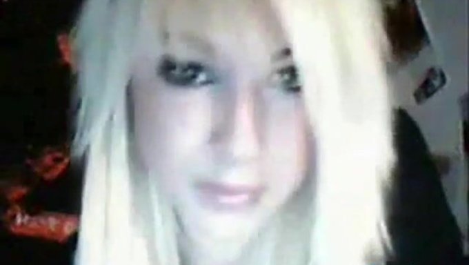 Blonde Amateur On Camera
