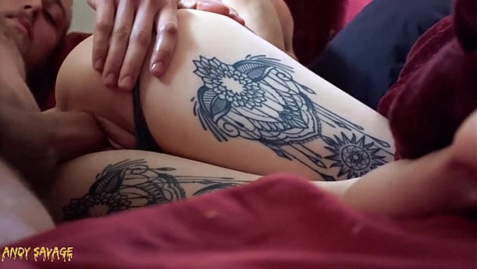 Dirty Talk Guides A Goth Teen Through Sideways Morning Sex