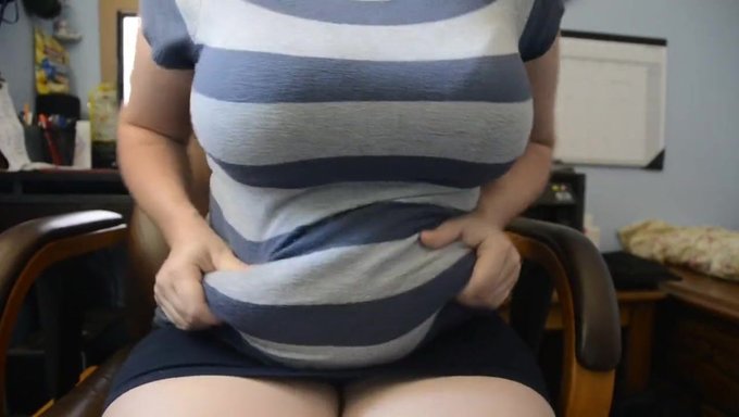 Busty Milf With A Big Belly In Fetish Porn