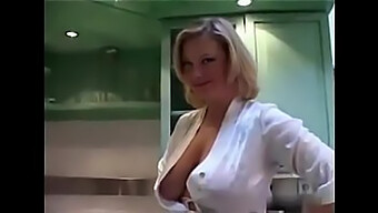 Milf With Amazing Natural Breasts Takes On A Big Cock