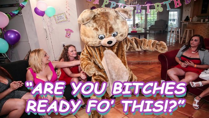 Dancingbear'S Birthday Surprise: A Wild Party With Big Tits And Interracial Fun