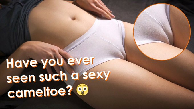 Petite Amateur'S Close-Up Tease With White Panties