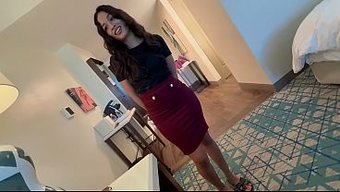 Close Pov Captures Me Fucking The Latina Room Service Girl After Her Hotel Visit