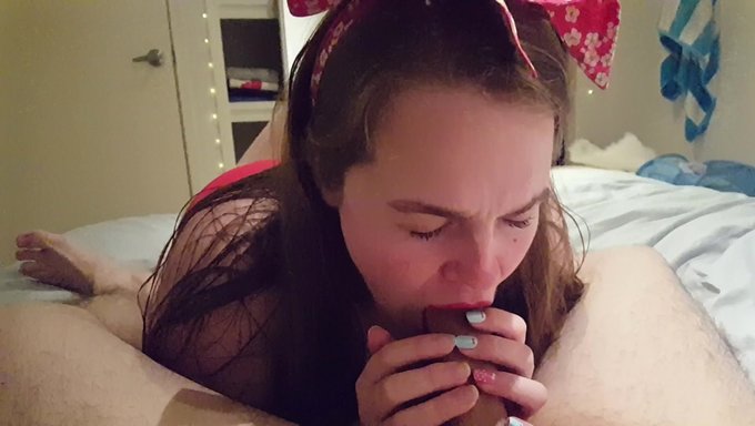 Blowjob Pov: Billie'S Deepthroat Skills On Display