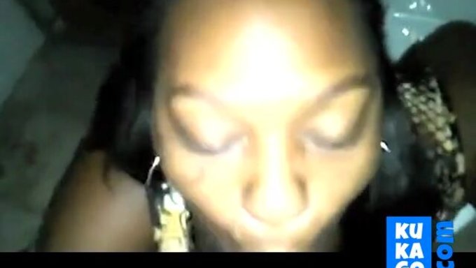 See Through Cheating Wife Sucks In The Bathroom