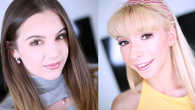 Blonde Bombshell Devon Green And Kenzie Reeves Showcase Their Oral Skills At Casting