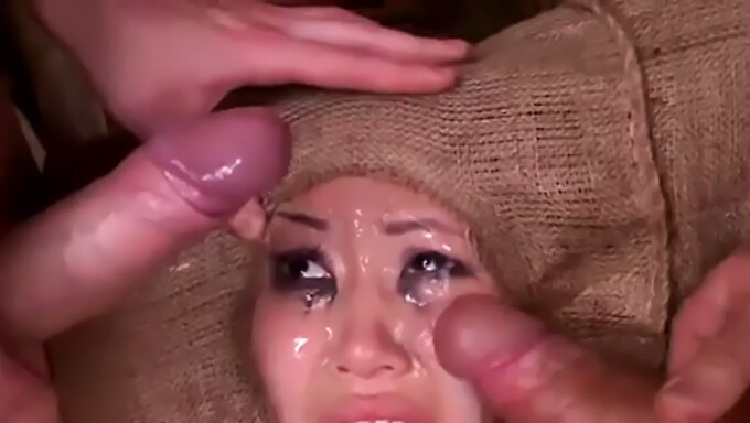 Kinky Asian Milf Restrained And Receives Double Penetration