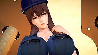 Hentai 3d De Anime: Un Fantástico Paseo De Policía Cachonda