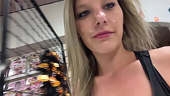 Steamy Public Sex And Messy Cum Walk With A Hotwife And Her Rykers