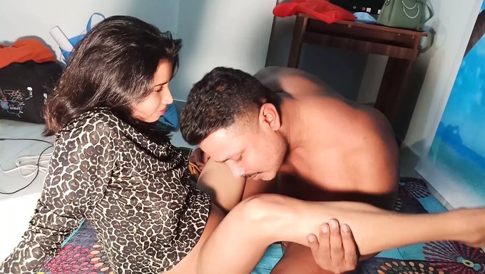 Couple Enjoys A New Toy In Their Bedroom