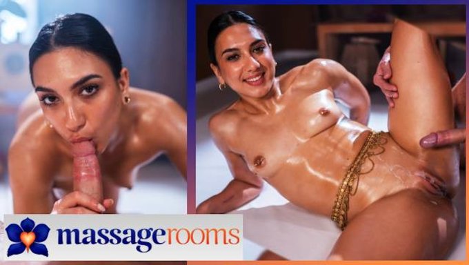 Get A Pov View Of Italian Beauty Lena Coxx'S Foot Massage And Handjob Skills