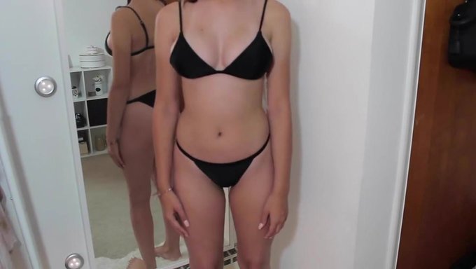 Bikini-Clad Beauty In A Homemade Video