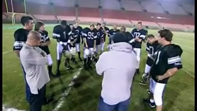 Done Hard And Fast By An Entire Football Team