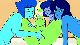 New Hentai Video: Peridot'S Big Ass In Group Scene