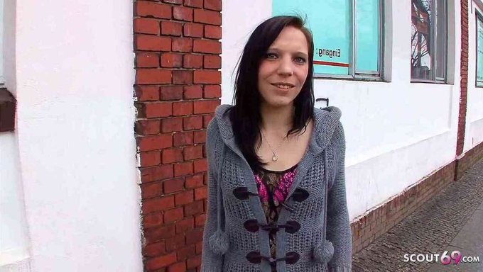 A Casting Cock For A Slim German Girl'S Big Day