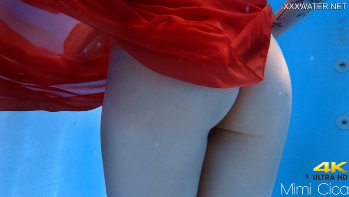 Mimi Cica'S Naked Swimming Session In Finland