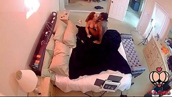 Mouth, Pussy Licking, And Interracial Fucking Fill The Caught Cam Footage
